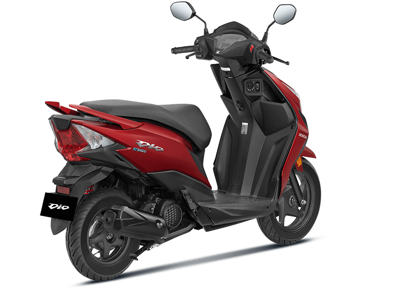 Honda dio discount bs6 red colour