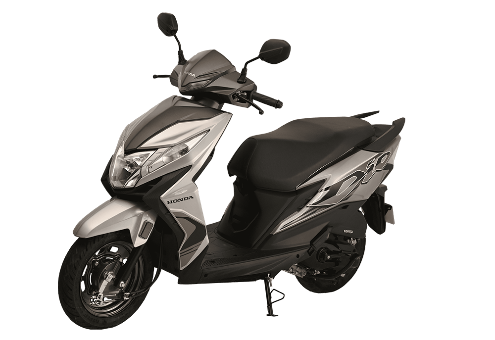 Silver Honda Dio BS6