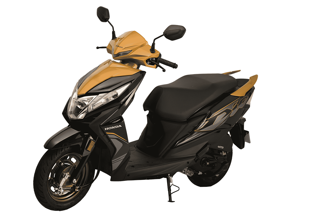 Dazzle Yellow Metallic Honda Dio BS6