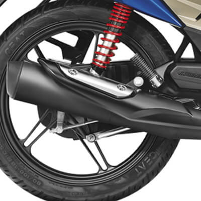 Honda shine deals back wheel price